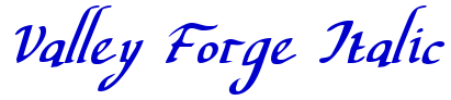 Valley Forge Italic fonte